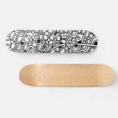 Metropolis II - Holz Skateboard (Horizontal)