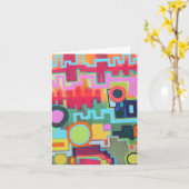 Metropolis-leere Karte (Gelbe Blume)