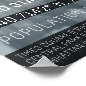 Metropolis New York Poster (Ecke)