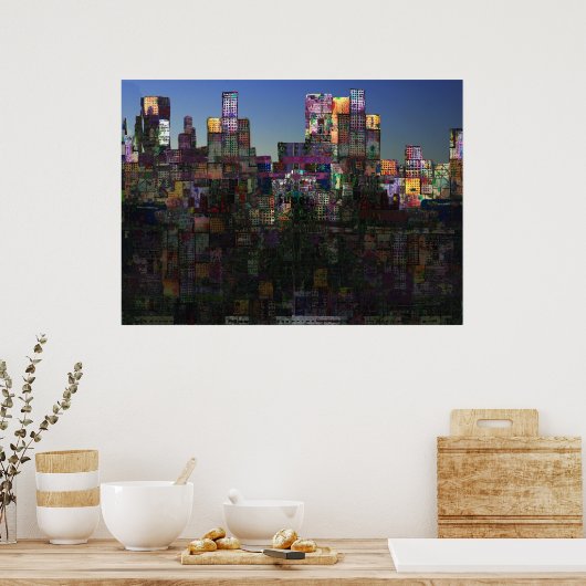 "Metropolis" Print Poster (Küche)