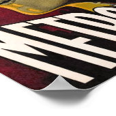 Metropolis Red Poster (Ecke)