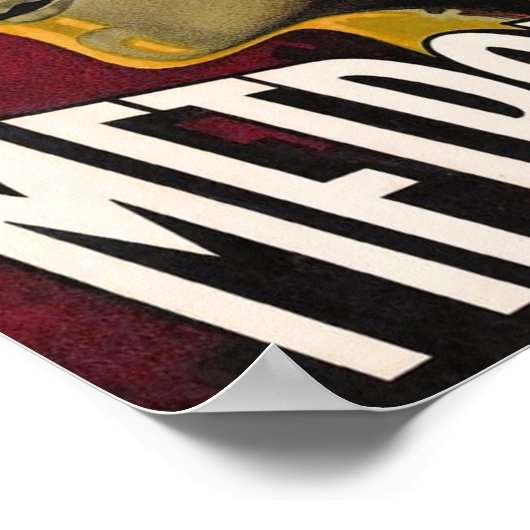 Metropolis Red Poster (Ecke)