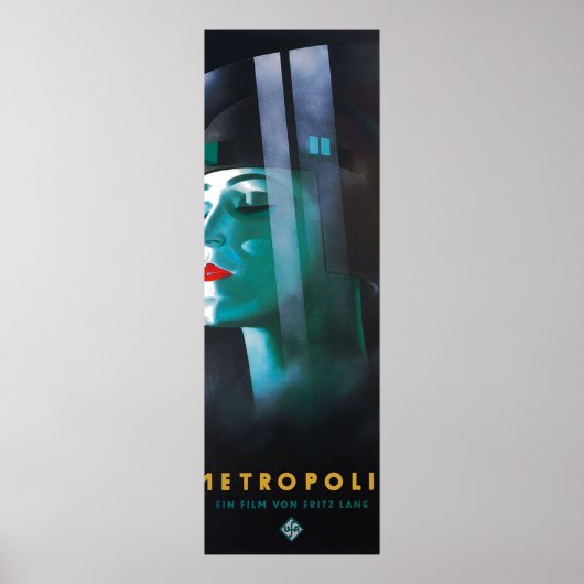 Metropolis UFA MovieArt Deko Zukunftsfrau (Vorne)