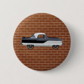 Metropolitan Black and White Nash Button (Vorderseite)