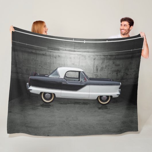 Metropolitan Black and White Nash Fleecedecke (Beispiel)