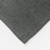 Metropolitan Black and White Nash Fleecedecke (Ecke)