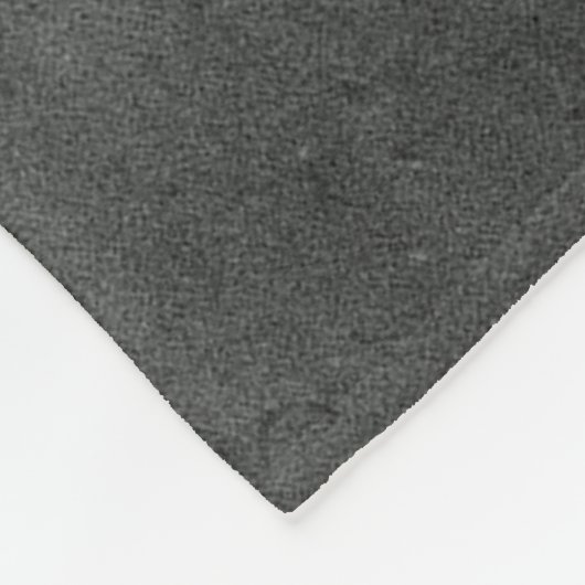 Metropolitan Black and White Nash Fleecedecke (Ecke)