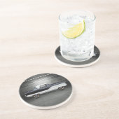 Metropolitan Black and White Nash Getränkeuntersetzer (Seite)