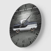 Metropolitan Black and White Nash Große Wanduhr (Winkel)