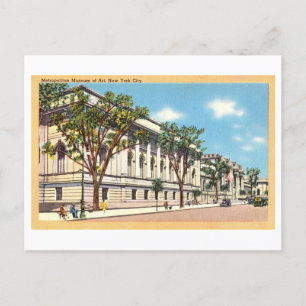 Metropolitan Museum of Art, New York City, Vintage Postkarte