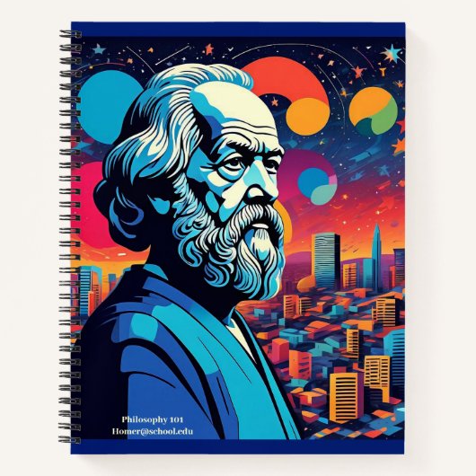 Metropolitan Musings: Die Vision des Philosophen Notizblock (Vorderseite)