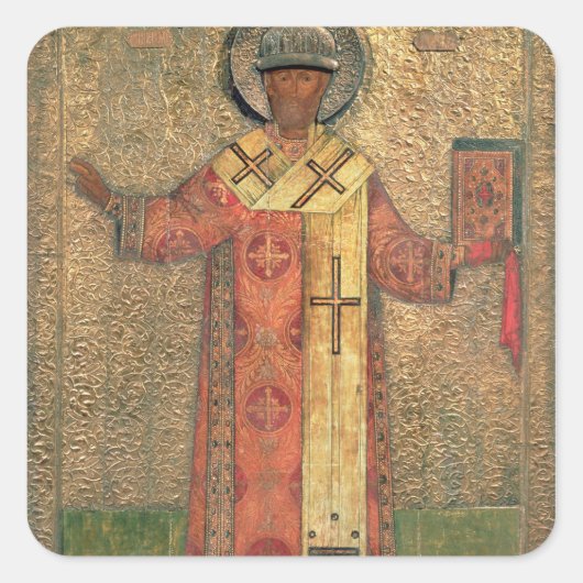 Metropolitan Philipp, 1653 Quadratischer Aufkleber (Vorderseite)