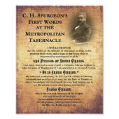 Metropolitan Tabernacle First Words Foto (Vorne)