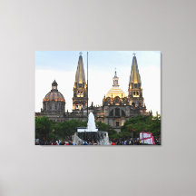 Metropolitankathedrale von Guadalajara Leinwand
