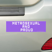 Metrosexual-Stolzaufkleber Autoaufkleber (Auf Auto)