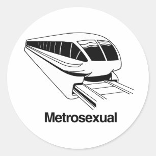 Metrosexuell Runder Aufkleber