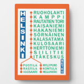 Metrostation Helsinki Fotoplatte (Vorderseite)