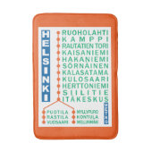 Metrostationen Helsinki Badematte (Vorderseite Vertikal)