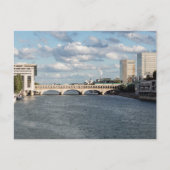 Metroverkehr auf der Bercy Bridge - Paris Postkarte (Vorderseite)
