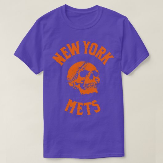 Mets Baseball Skull T-Shirt (Design vorne)