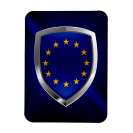 Mettalic-Emblem der Europäischen Gewerkschaft Magnet