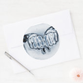 METTALICH-THUG-LEBEN RUNDER AUFKLEBER (Umschlag)