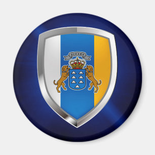 Mettalisches Emblem der Kanarischen Inseln Magnet