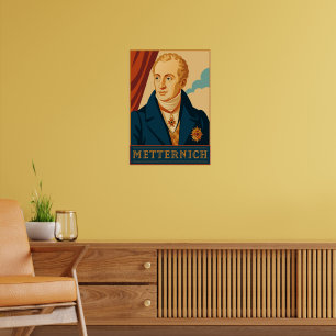 Metternich: Modernes Vintage-Plakat Poster