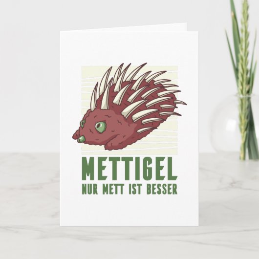 Mettigel Karte (Vorderseite)
