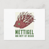 Mettigel Postkarte (Vorderseite)