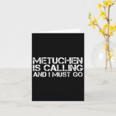 Metuchen Nj New Jersey Funny City Trip Home Roots Karte (Gelbe Blume)