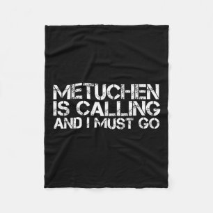 Metuchen Nj New Jersey Lustige Städtereise Heimat  Fleecedecke