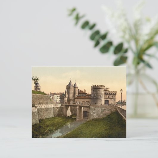 Metz - deutsches Tor Postkarte (Stehend Vorderseite)