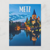 Metz Foto Vintage Postkarte (Vorderseite)