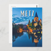 Metz Foto Vintage Postkarte (Vorne/Hinten)
