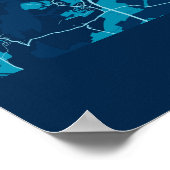 Metz - France Peace City Map Poster (Ecke)