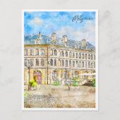 Metz France Vintage Postkarte (Vorderseite)