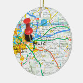 Metz, Frankreich Keramikornament (Links)