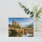 Metz, Frankreich Postkarte (Stehend Vorderseite)