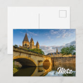 Metz, Frankreich Postkarte (Vorne/Hinten)