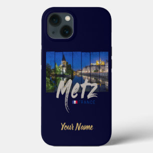 Metz Grand Est France - Vintages Nachtleben Case-Mate iPhone Hülle