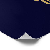 Metz Grand Est France - Vintages Nachtleben Poster (Ecke)