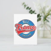 Metz Grand Est Region Frankreich Einladungspostkarte (Stehend Vorderseite)