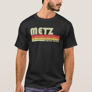 METZ Nachname Lustig Retro Vintage 80er 90er Gebur T-Shirt