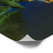 Metz Temple Neuf France Night Moselle Souvenir Poster (Ecke)