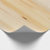 Metzger-Block - blondes Holz Geschenkpapier (Ecke)