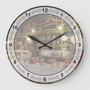 Metzger - Fleischparty 1926 Große Wanduhr
