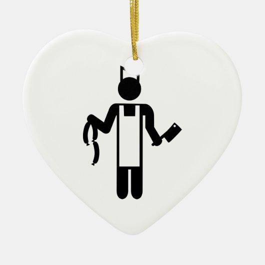 Metzger Keramikornament (Vorne)
