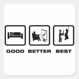 Metzger Quadratischer Aufkleber