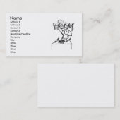 Metzger-Visitenkarte Visitenkarte (Vorne/Hinten)